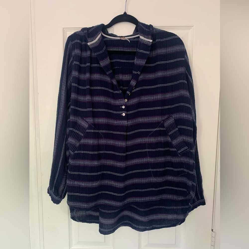 Free People 'Rolling Clouds' hooded top
